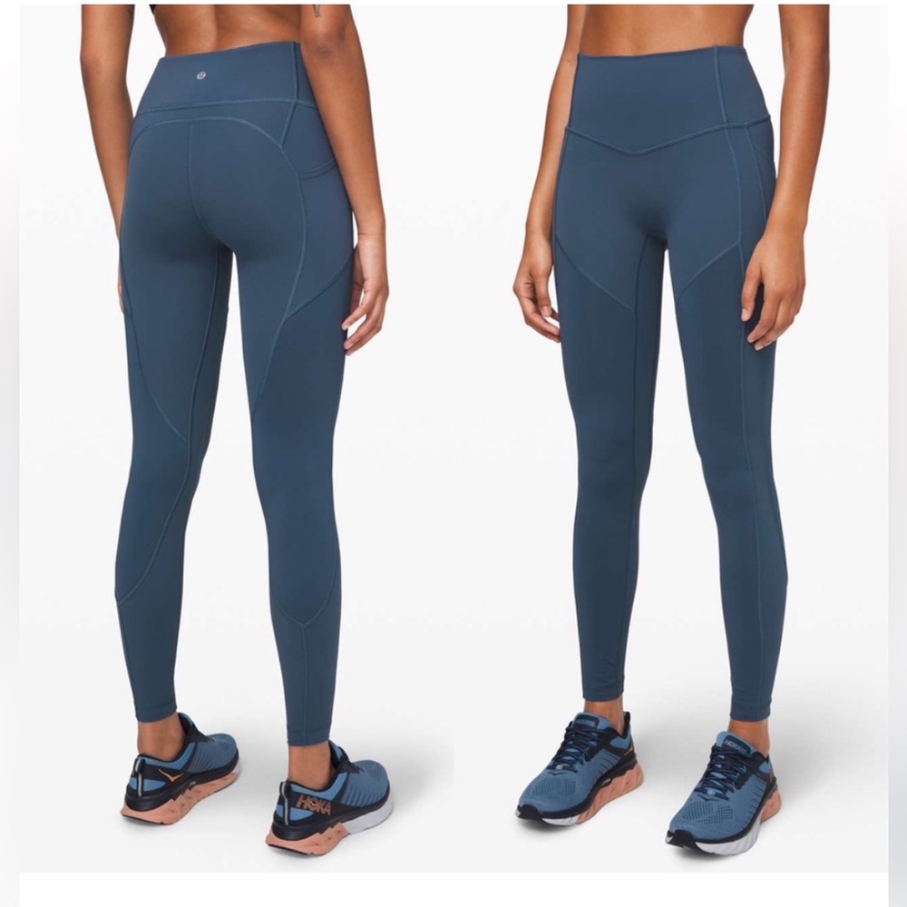 Lululemon All The Right Places legging in Navy - full length never altered